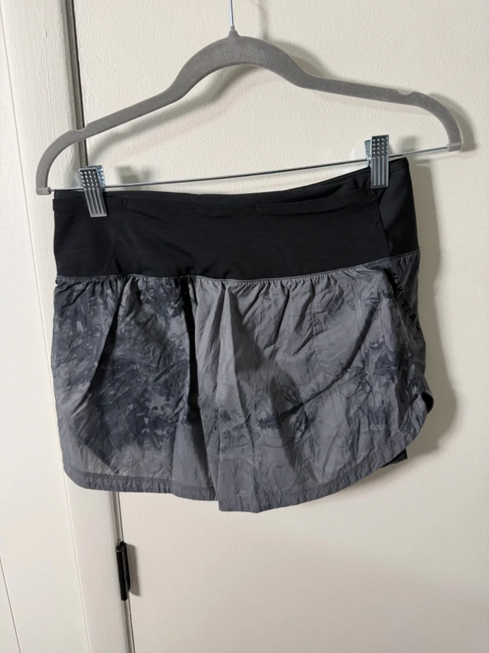 Nike Black and Gray Women's Running Skort
